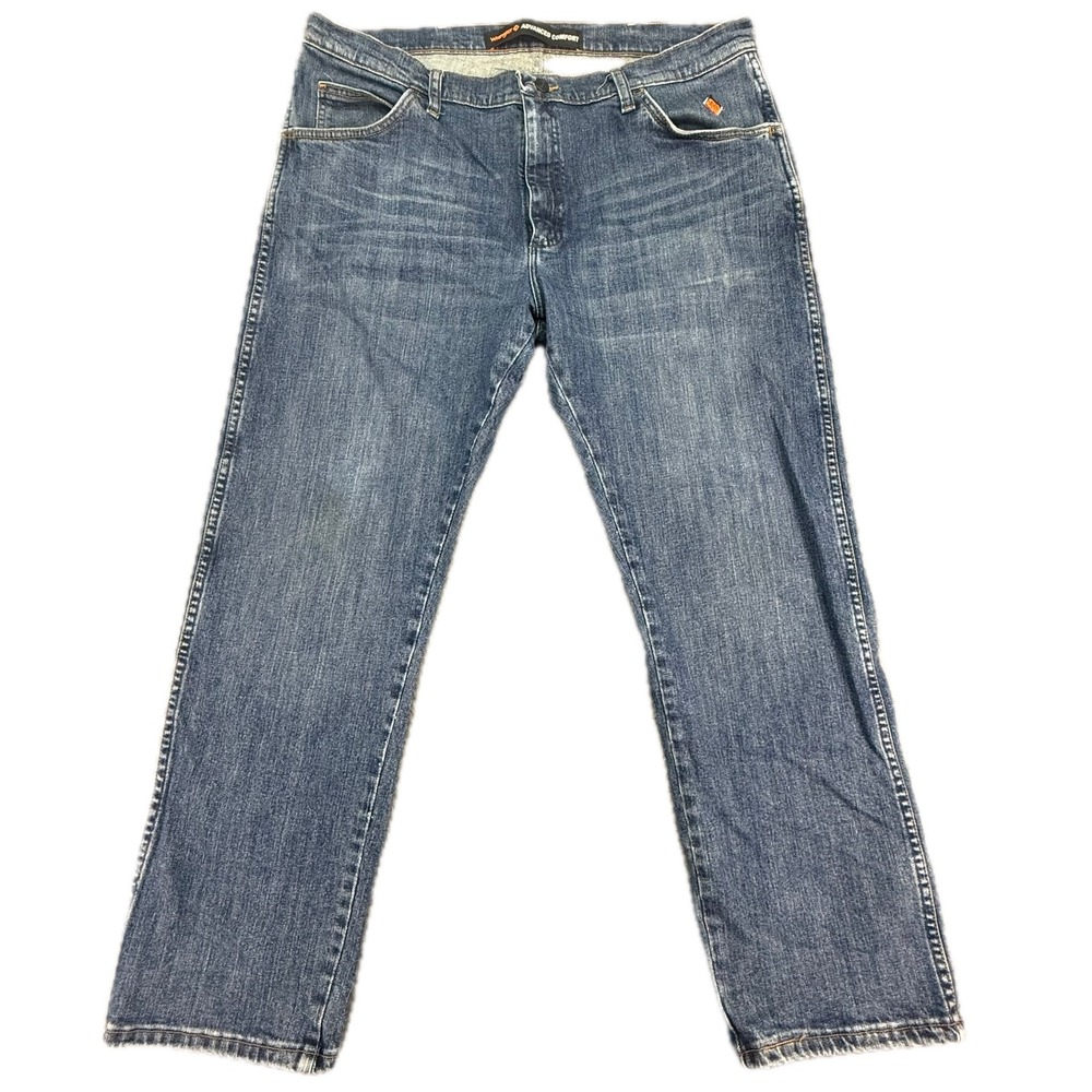 Wrangler Jeans Mens 38x30 Blue FR Advanced Comfort Flame Resistant Workwear A102